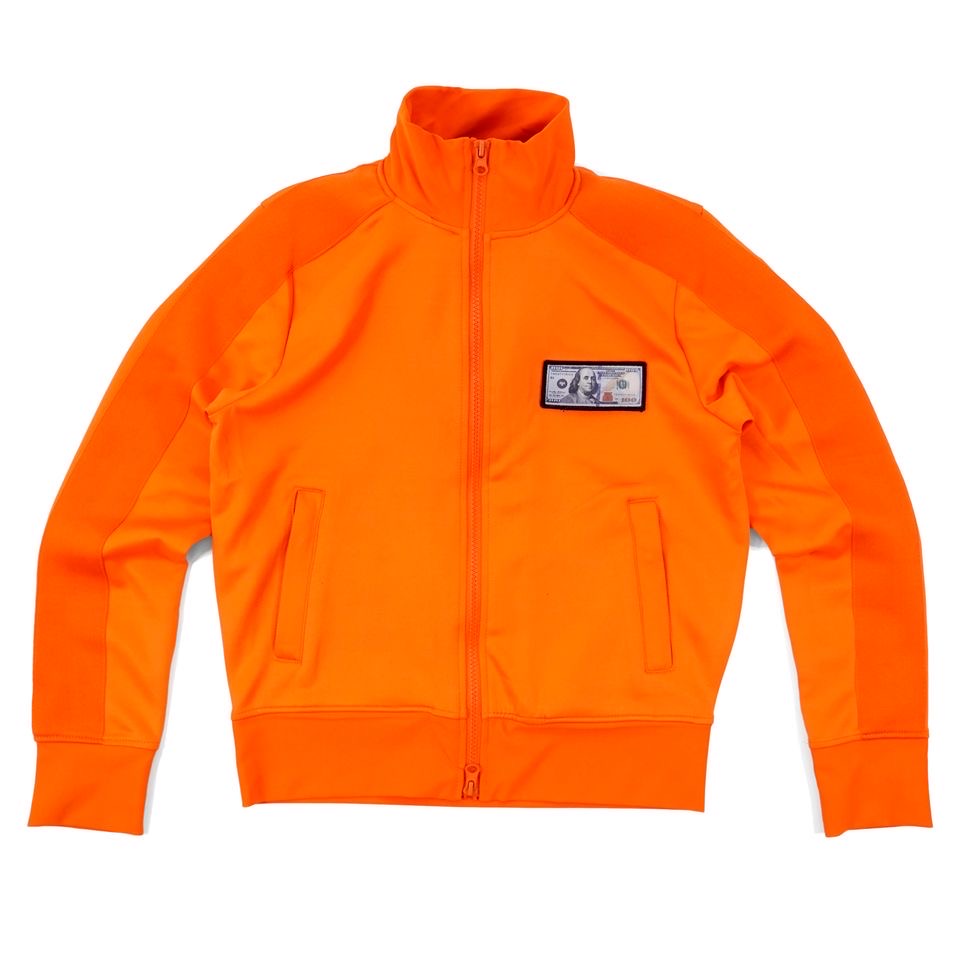 Women&#39;s Orange Blue Hundreds Tracksuit