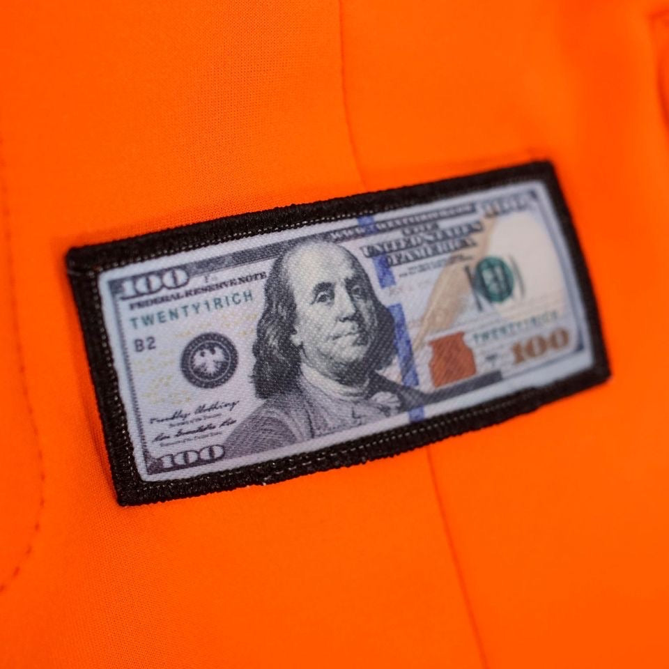Women&#39;s Orange Blue Hundreds Tracksuit