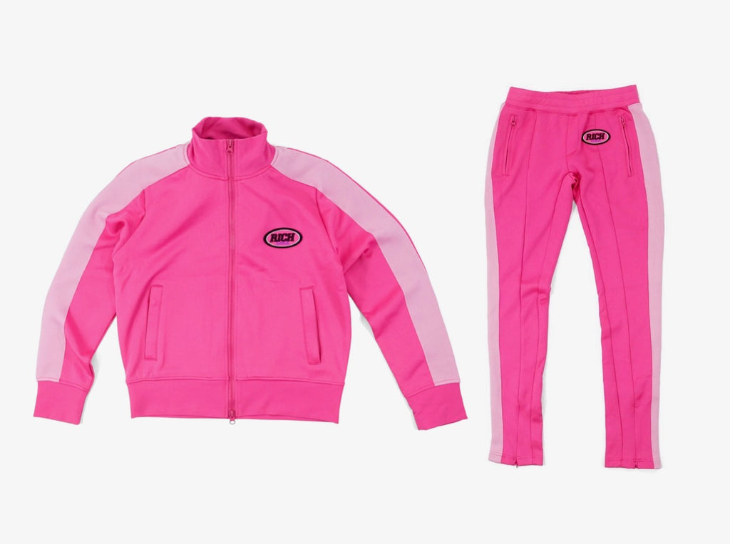 Women’s Pink RICH USA Tracksuit