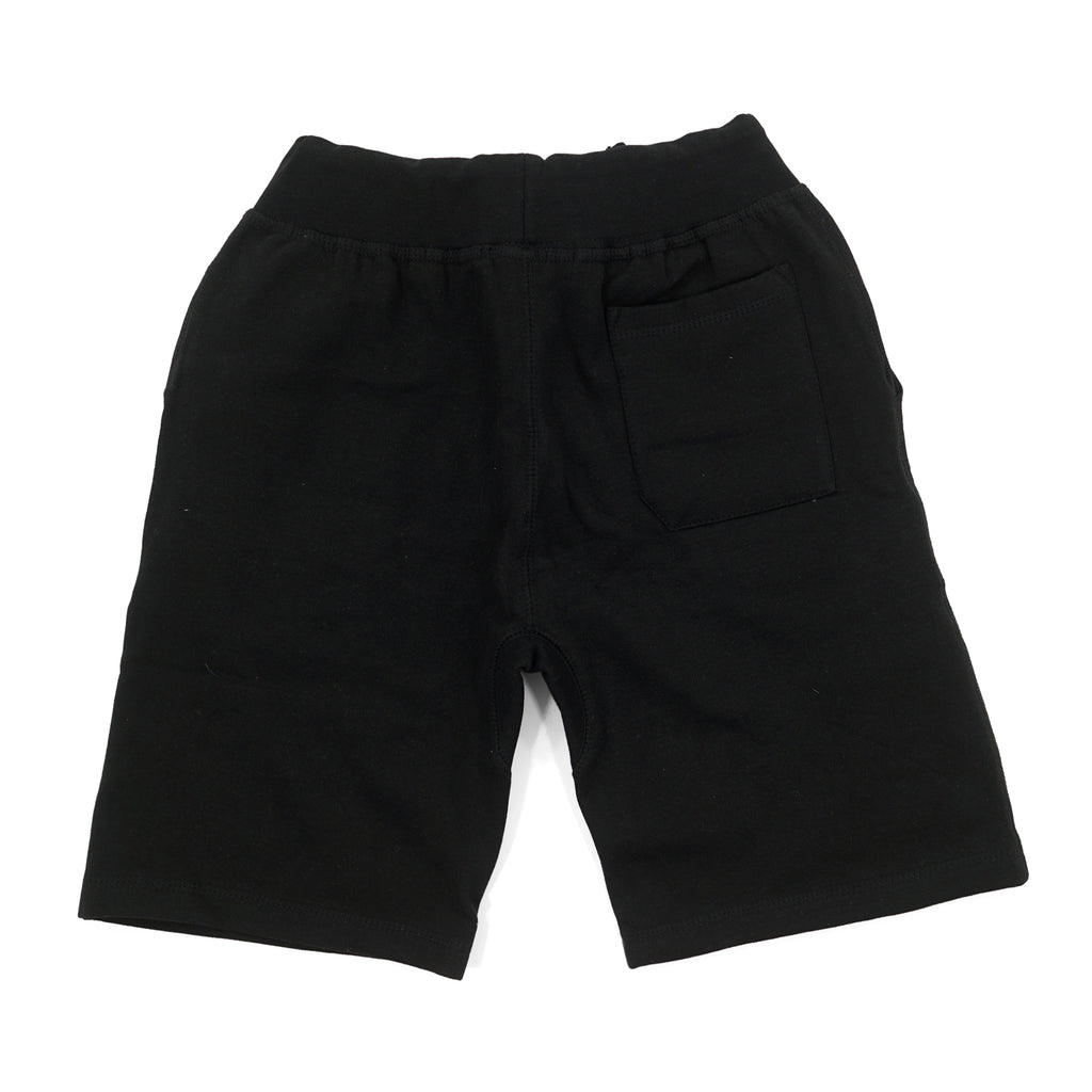Black "RICH" Shorts by Twenty1Rich Back side