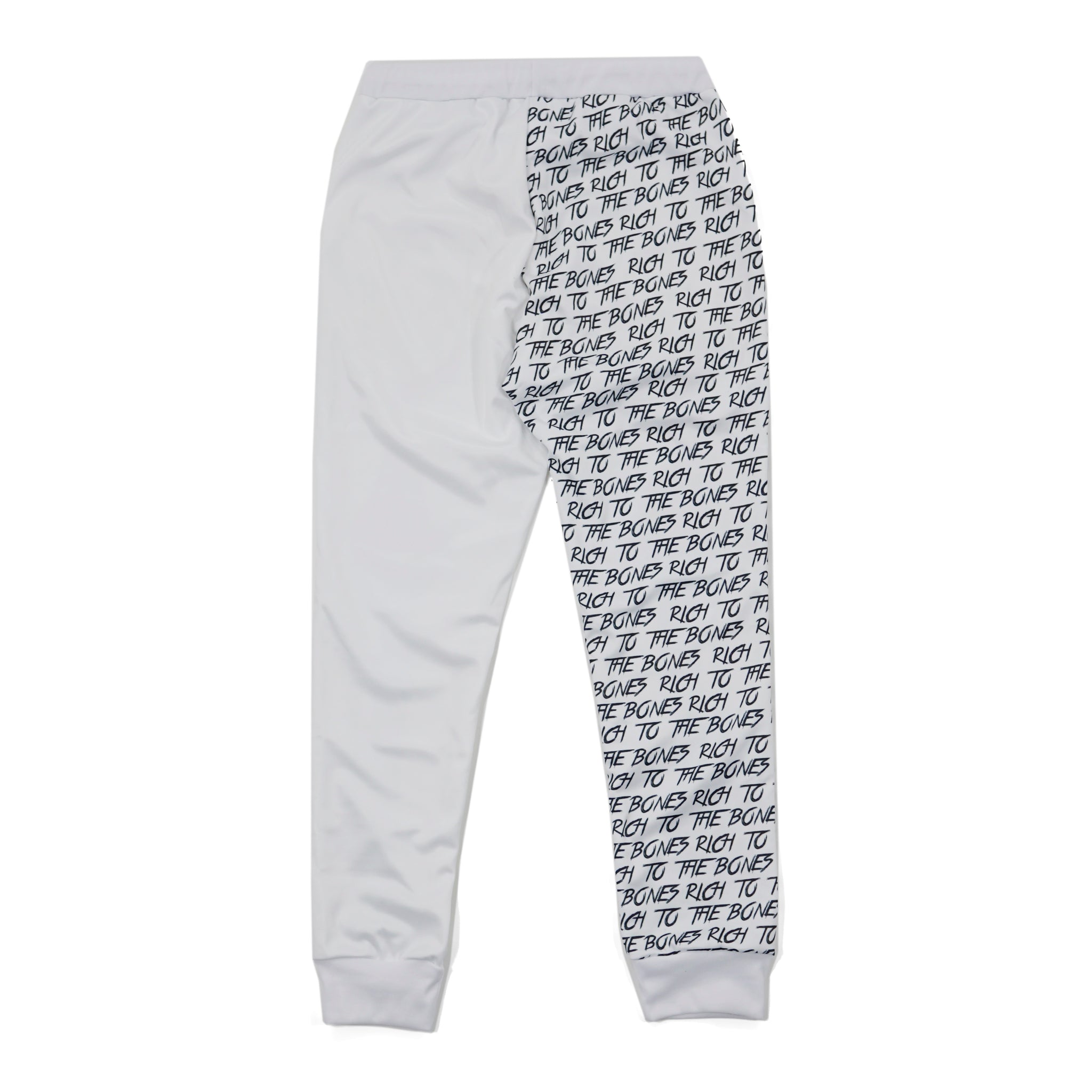 Rich to the Bones White Joggers