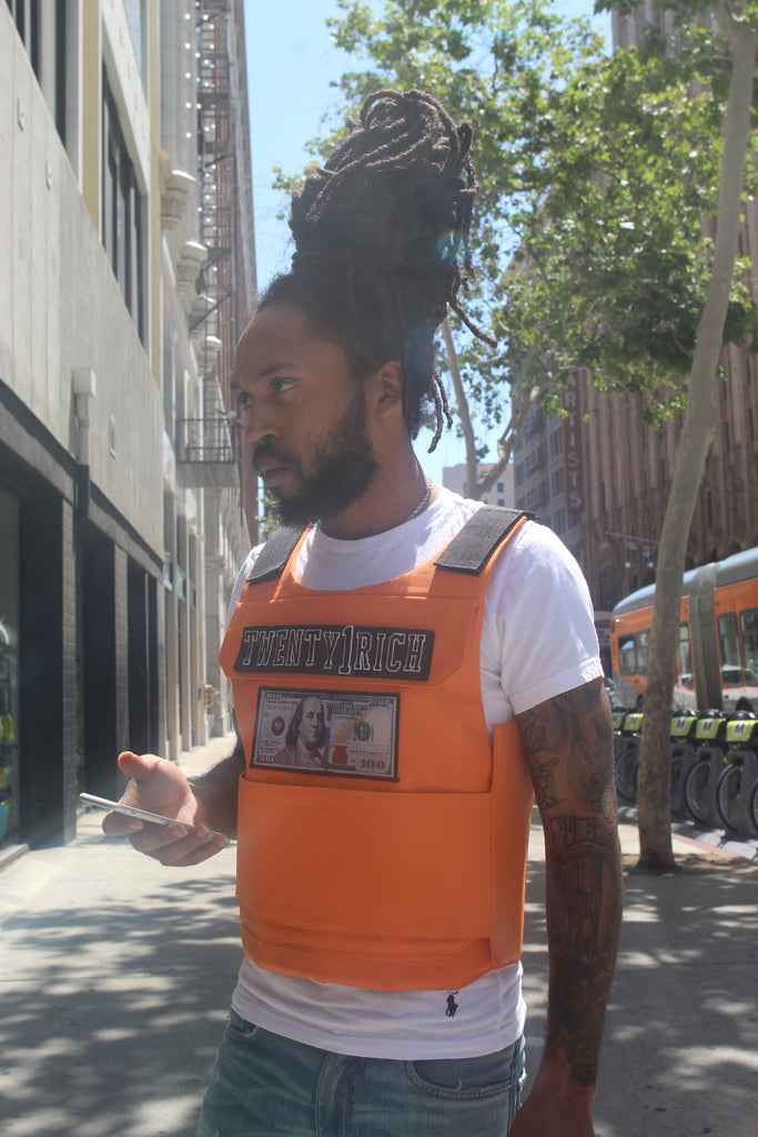 'Blue Hundreds' Orange Vest