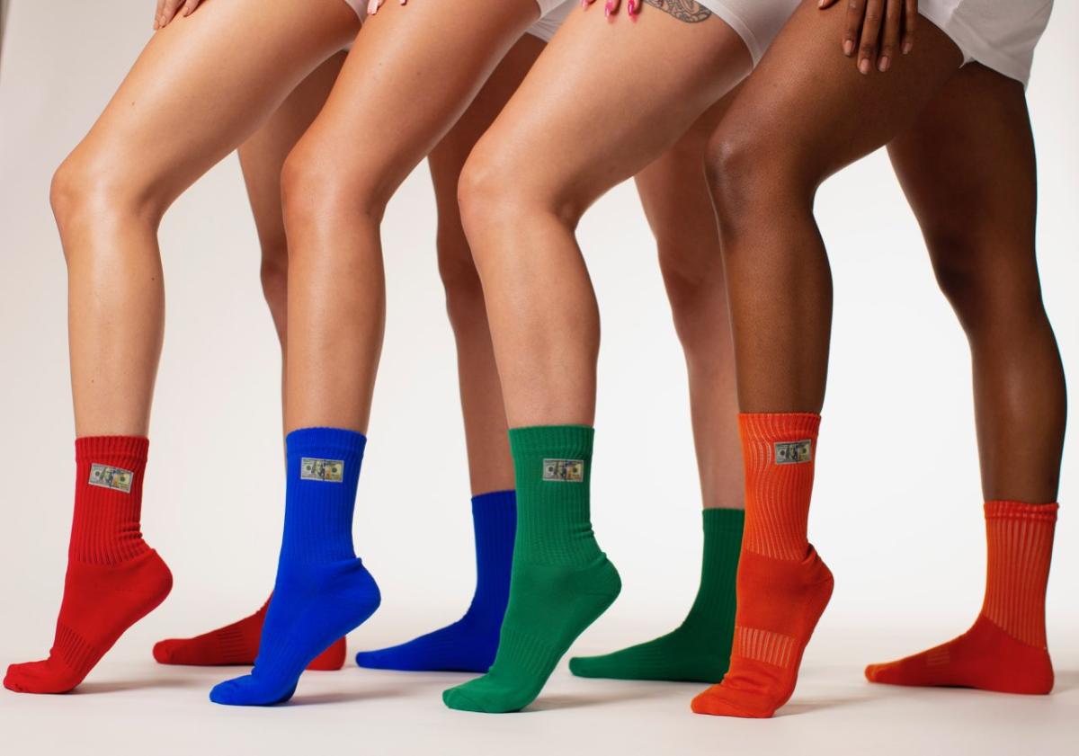 &#39;Blue Hundred&#39; Socks