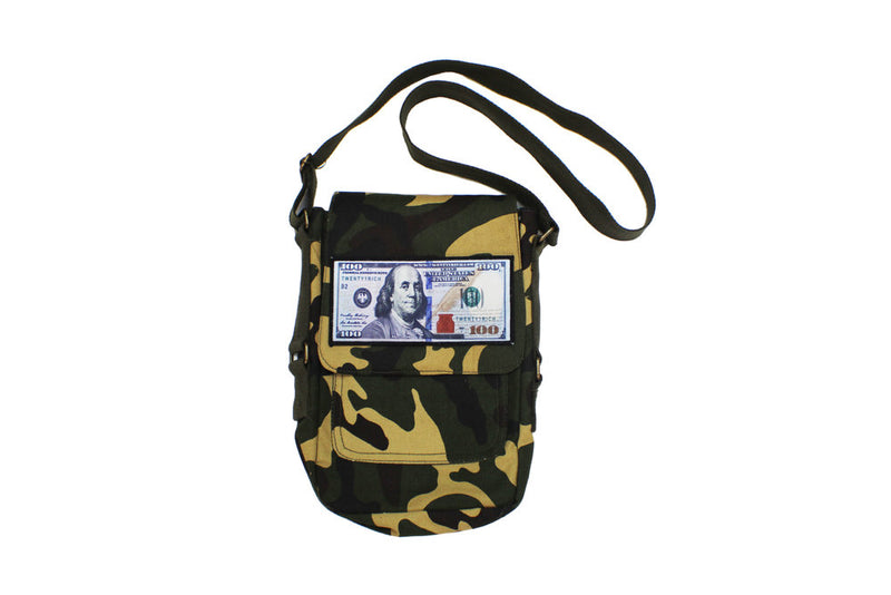 Camo cross body discount bag