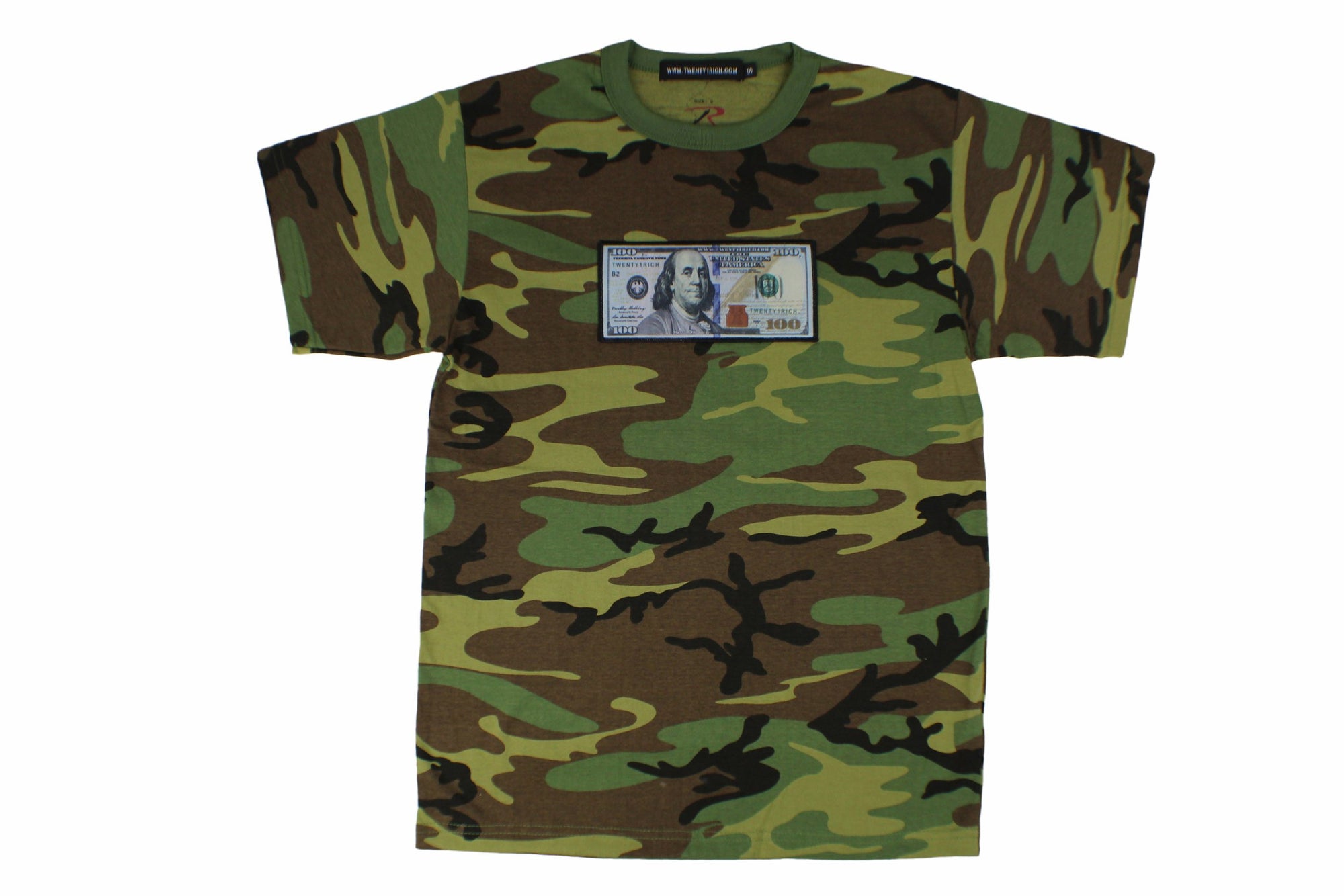 &#39;Blue Hundreds&#39; Tee - Twenty1Rich